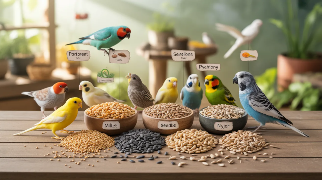 Seeds in Bird Food